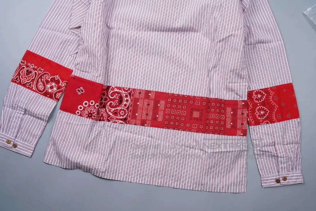 Visvim Visvim 17SS Kerchief Border Tunic Shirt. Size US M / EU 48-50 / 2 - 5 Thumbnail