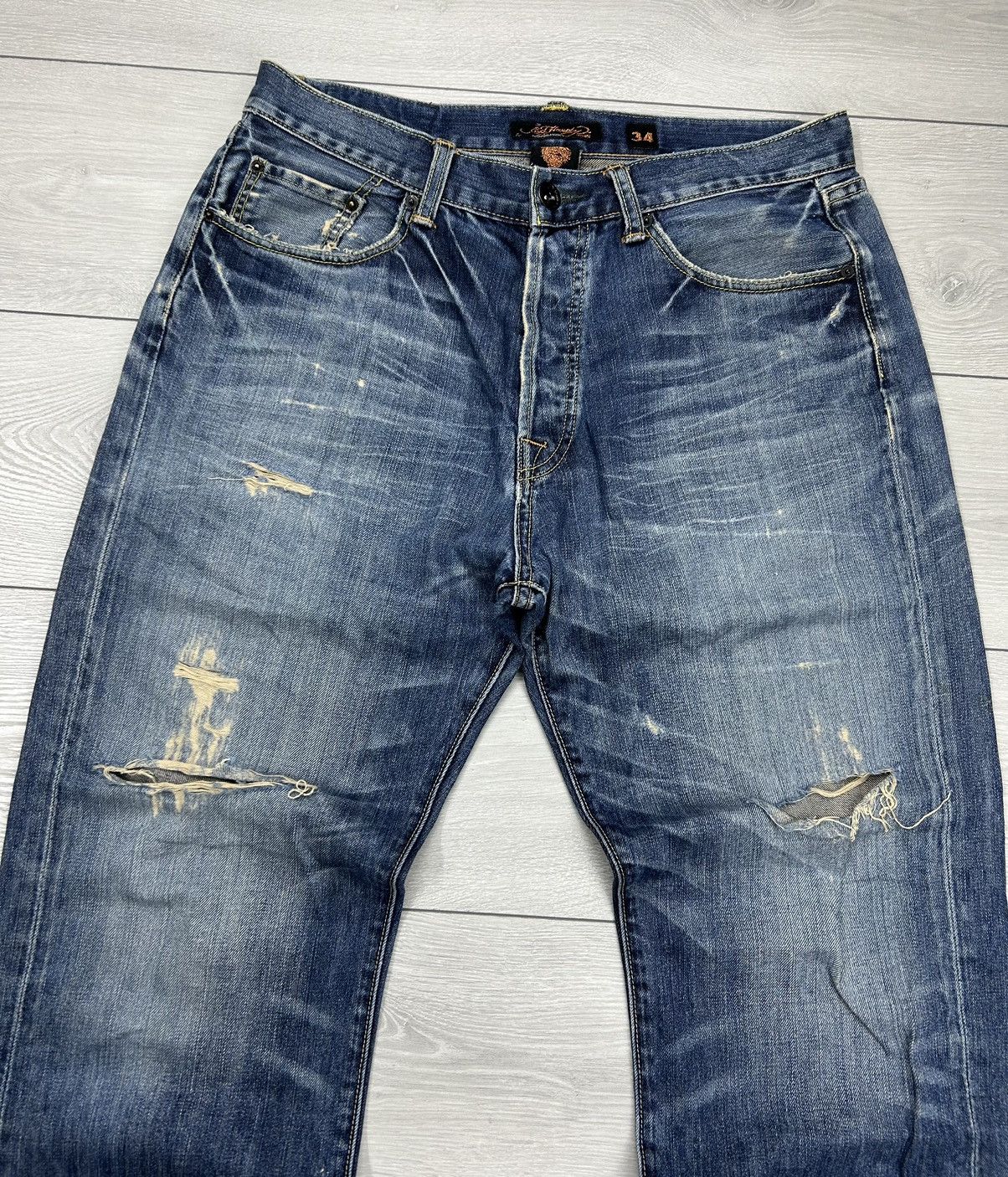 Ed Hardy Ed Hardy Denim Jeans Size 34 Size US 34 / EU 50 - 7 Thumbnail