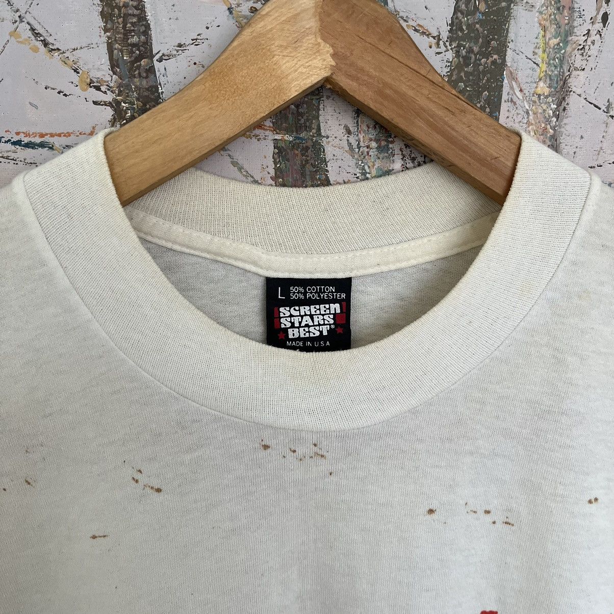 Japanese Brand × Vintage vintage 80s/90s Vietnam war single stitch t-shirt pow mia Size US M / EU 48-50 / 2 - 7 Thumbnail