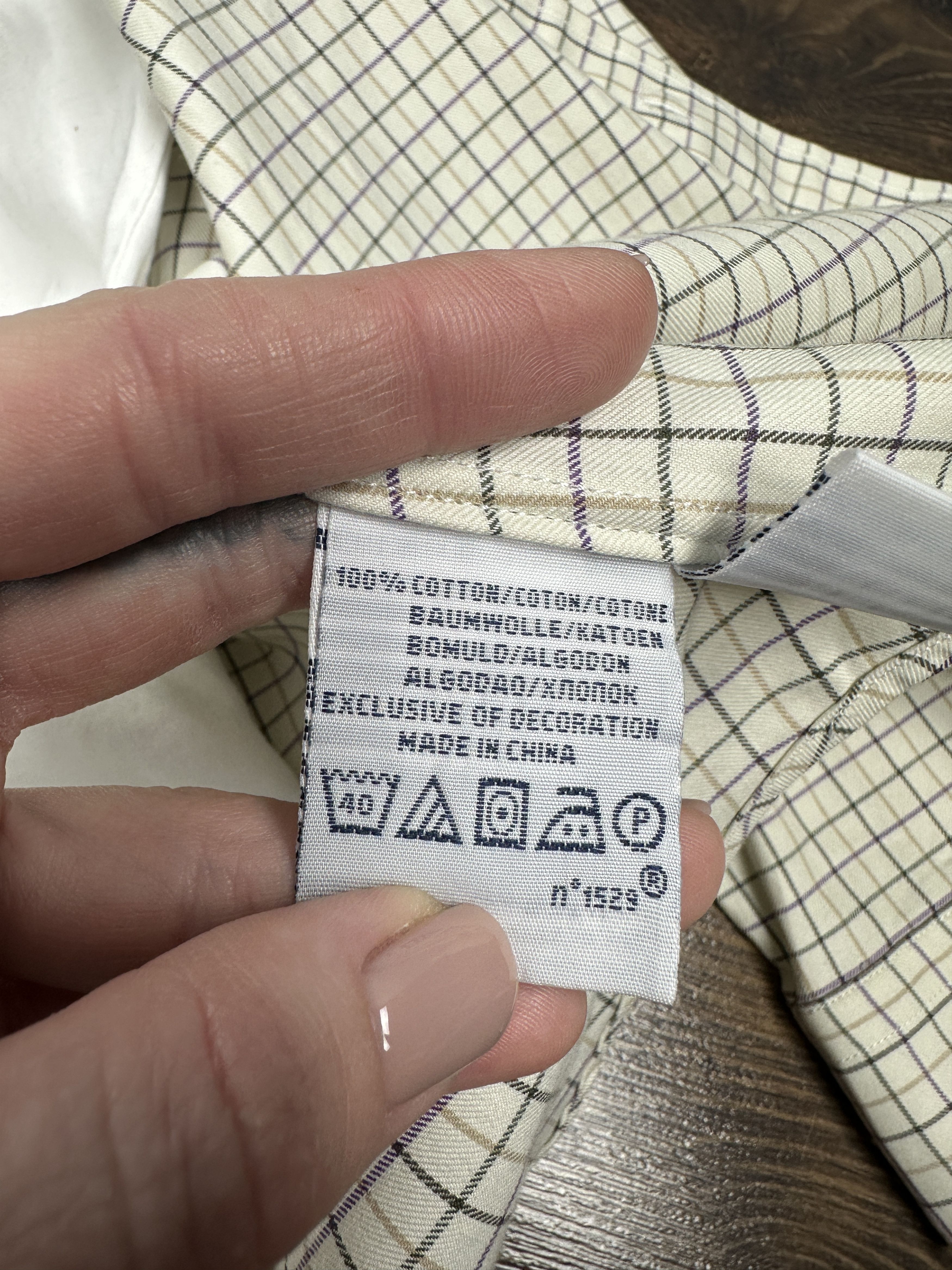Polo Ralph Lauren × Ralph Lauren × Vintage Polo Ralph Lauren Vintage Mens Long Sleeve Check Shirt Size US S / EU 44-46 / 1 - 5 Thumbnail