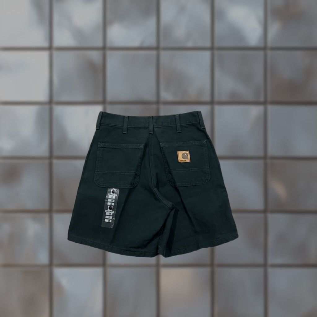 Carhartt VINTAGE Carhartt Jorts 90s Green Denim B30 EVG HTF RARE Men’s 28 Cargo BNWT Size US 28 / EU 44 - 1 Thumbnail