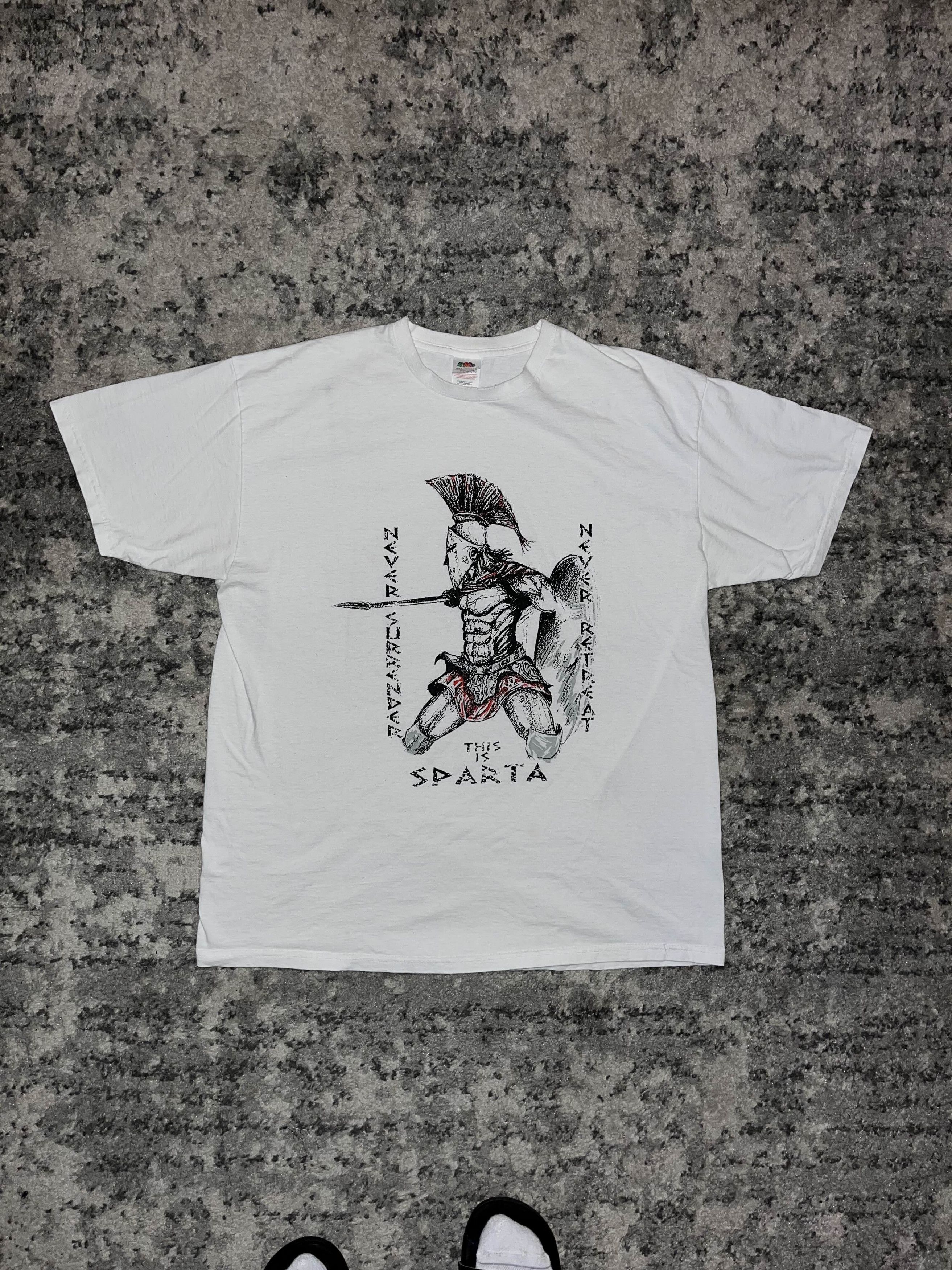 Vintage This Is Sparta Movie Promo Shirt Size US XL / EU 56 / 4 - 1 Thumbnail