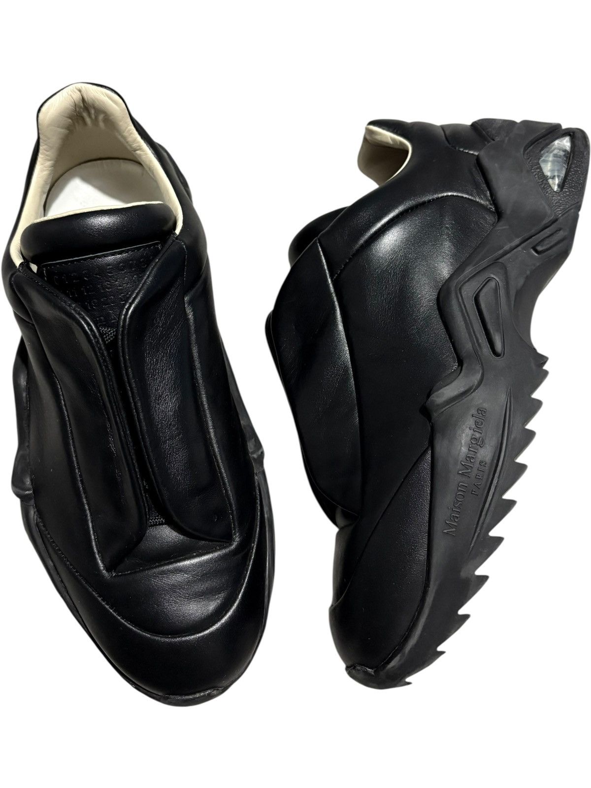 靴 Maison Margiela Deadstock Basket Low 41 Maison Margiela Men's Deadstock Basket Low Top Leather