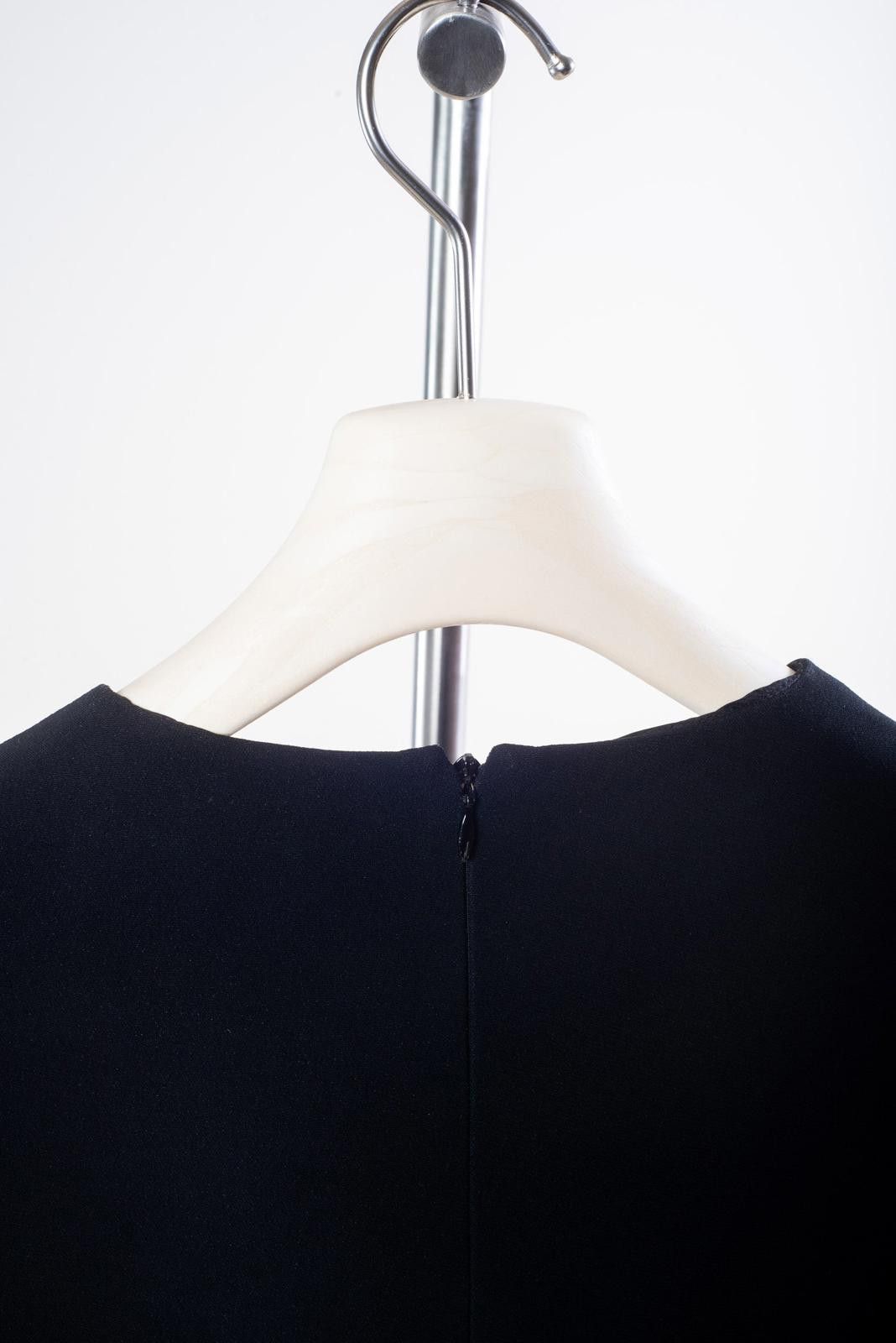 Celine Celine Black Long Sleeve Mini Dress Size XS / US 0-2 / IT 36-38 - 4 Thumbnail