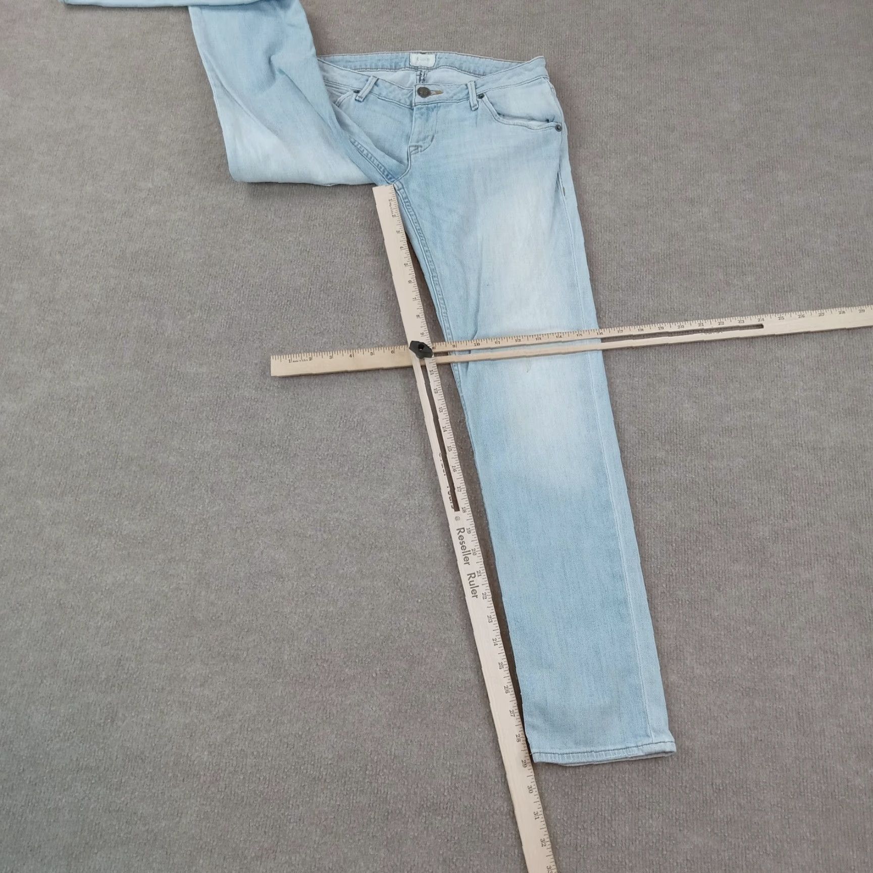 Hudson Hudson Women's Blue Faded Skinny Stretch Jeans 26 Size 26" / US 2 / IT 38 - 2 Thumbnail