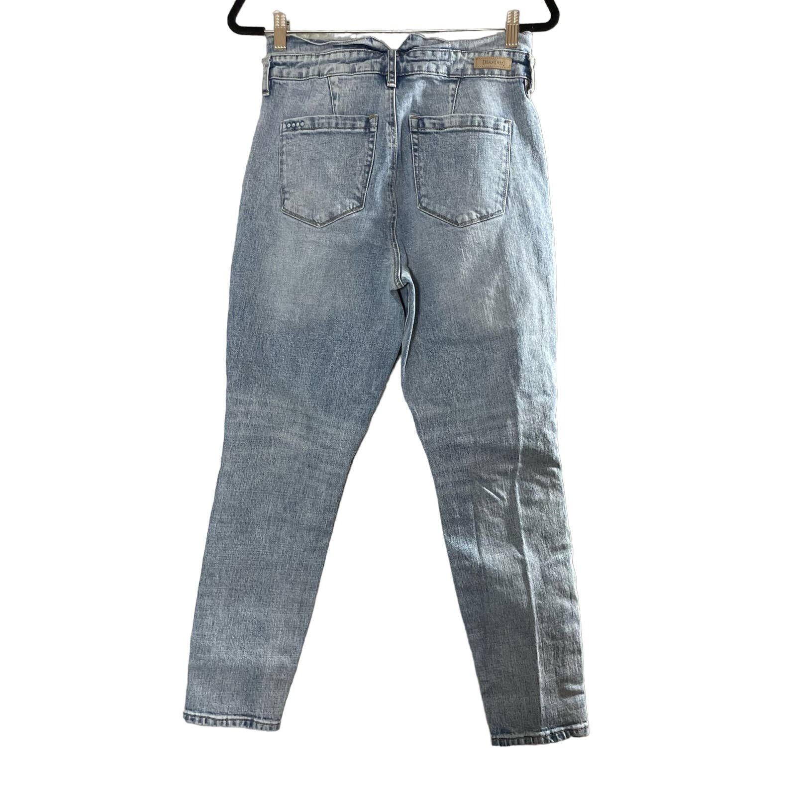 BLANKNYC Blank NYC Light Wash Retro Style Skinny Leg Yoke Jeans - 30 Size 30" / US 8 / IT 44 - 7 Thumbnail