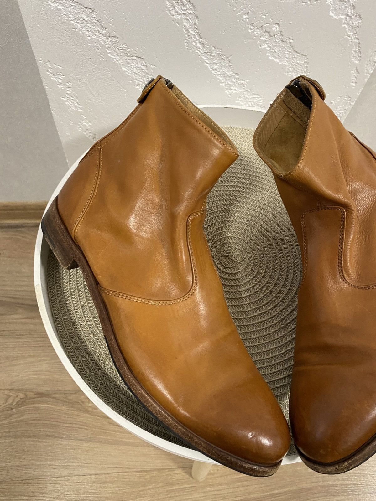 Alberto Fasciani Alberto Fasciani Hand Made Italy Leather Boots Size: 39 1/2 Size US 6.5 / EU 39-40 - 2 Thumbnail