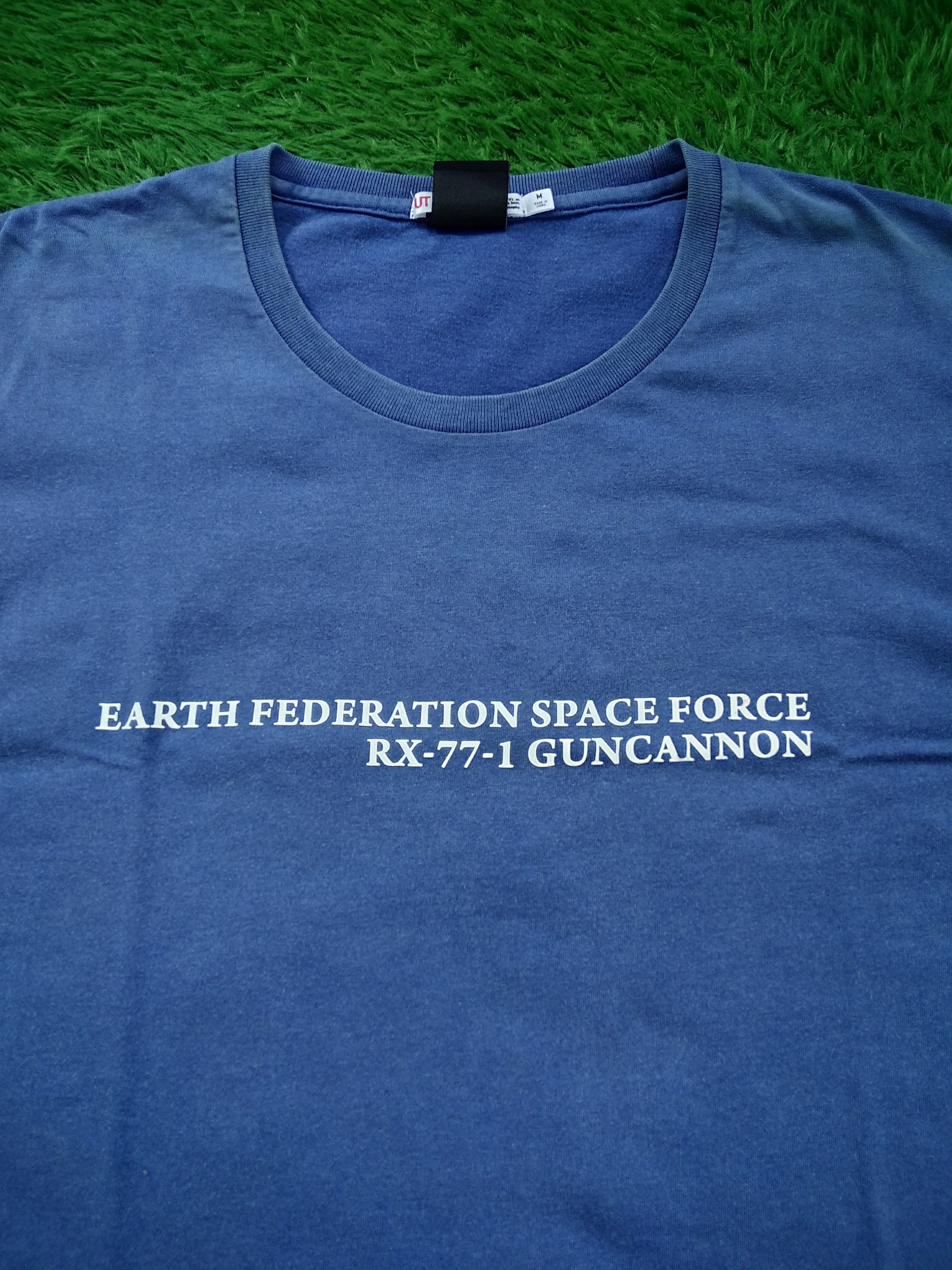 Anime × Japanese Brand Vtg 00s Uniqlo x GUNDAM ILLUSTRASIONS RX-77-1 GUNCANNON Size US M / EU 48-50 / 2 - 3 Thumbnail