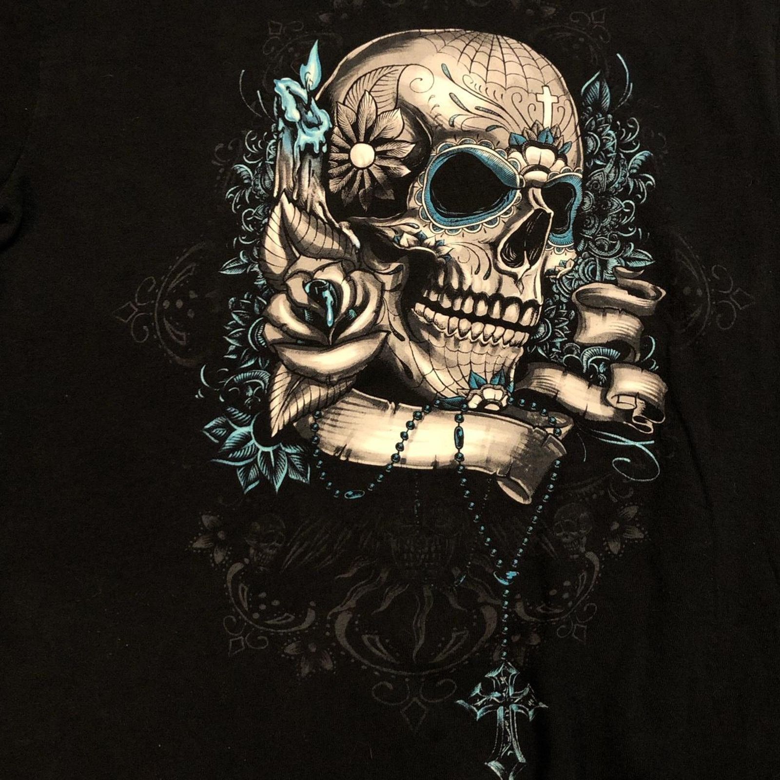 Other FifthSun Skull & Rosary Graphic Tee Size US S / EU 44-46 / 1 - 2 Thumbnail