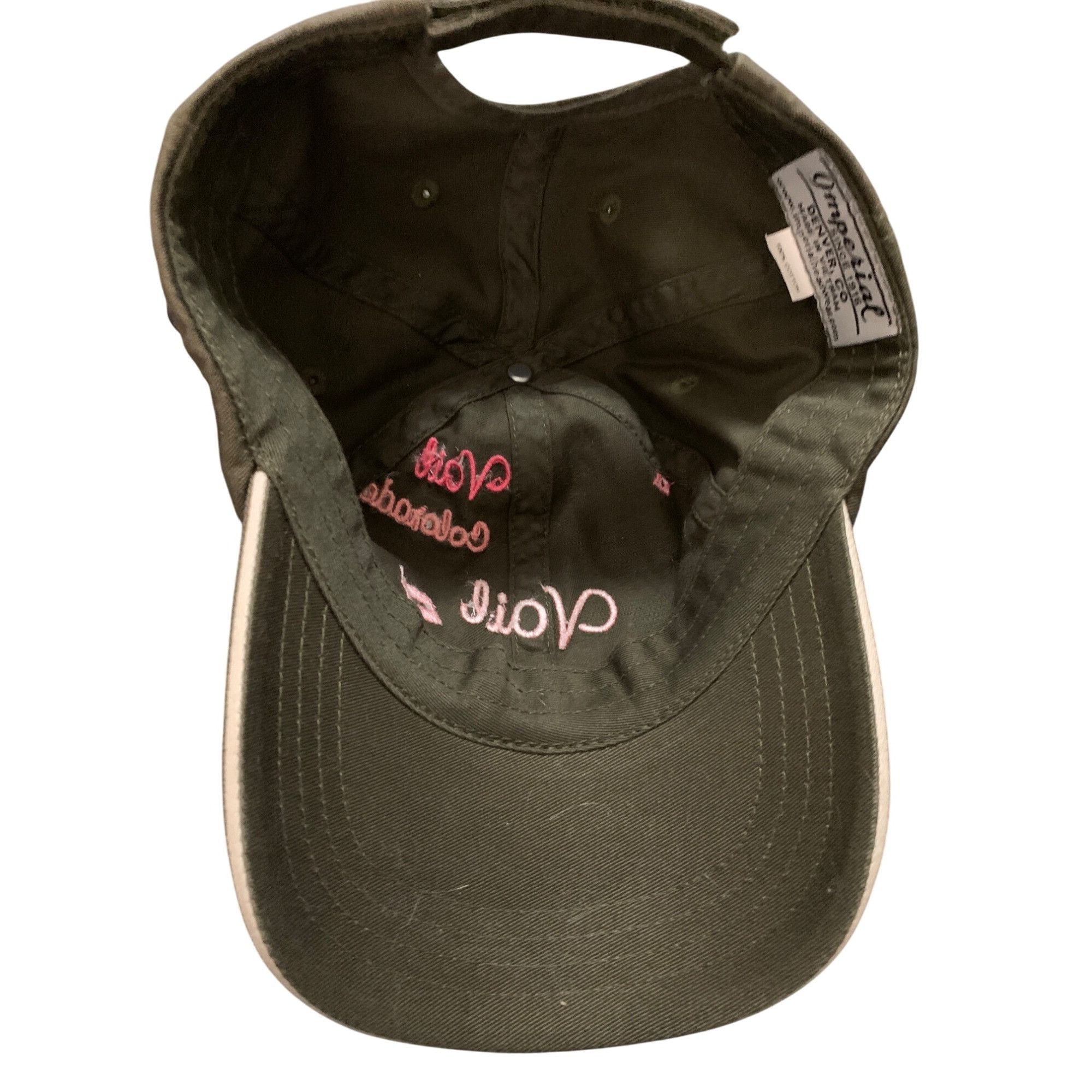 Other 27. Vail Colorado Imperial Olive Green Cotton Baseball Cap A Size ONE SIZE - 5 Thumbnail