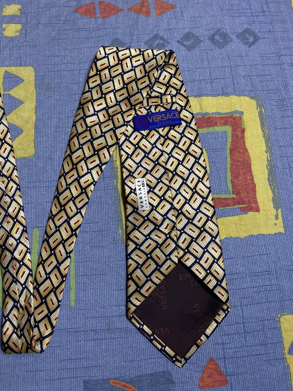Versace Vintage Versace Silk Tie Size ONE SIZE - 5 Thumbnail