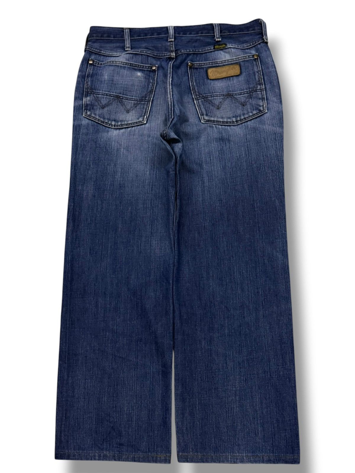 Wrangler Vintage Wrangler 11MWZ Japan Denim Jeans | Wide Straight W32 Size US 32 / EU 48 - 3 Thumbnail