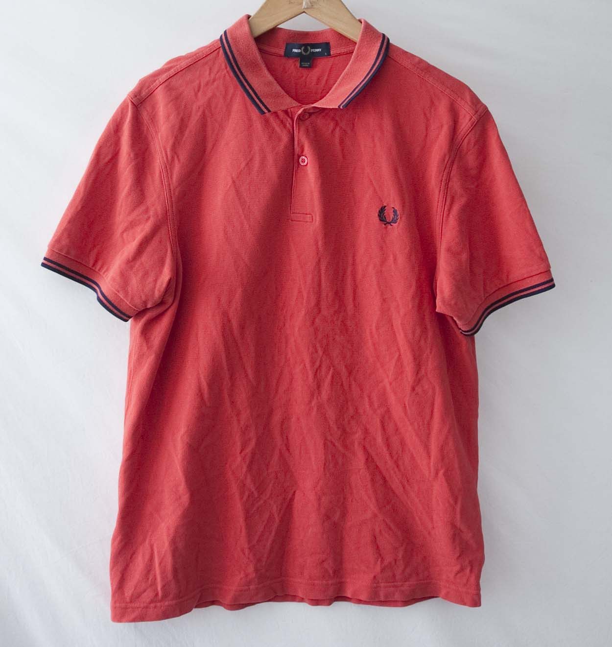 Fred Perry Fred Perry Polo Size L Pink Salmon Size US L / EU 52-54 / 3 - 1 Thumbnail
