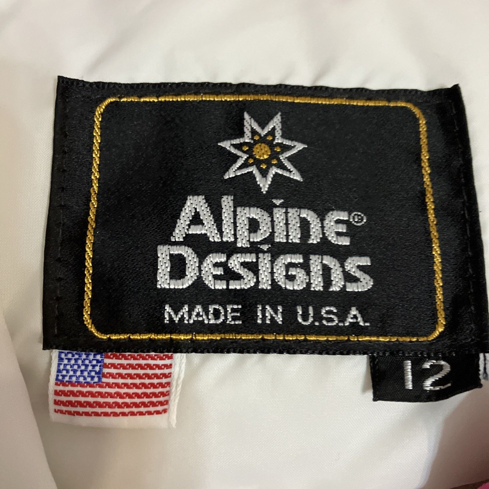 Other Vtg Alpine Designs GOOSE DOWN Puffer Ski Jacket Sz M Pink Size M / US 6-8 / IT 42-44 - 2 Thumbnail