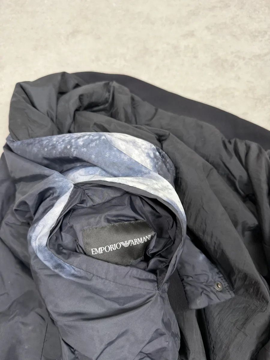 Emporio Armani AW2017 Emporio Armani Black & White Abstract Reversible Bomber Jacket Size US S / EU 44-46 / 1 - 14 Thumbnail
