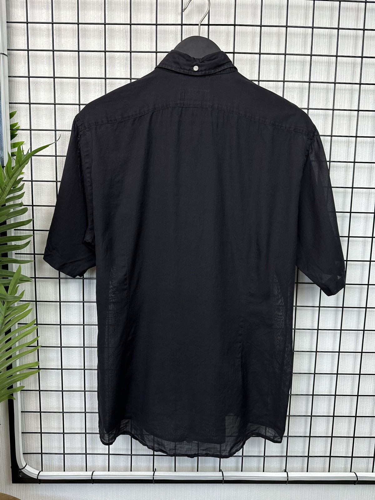 Eton Eton Ultra Light Button Up short Sleeve Shirt Men L black Size US L / EU 52-54 / 3 - 12 Thumbnail