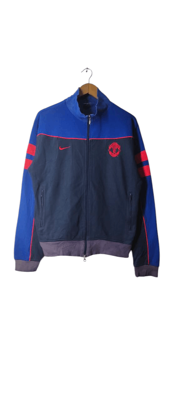 Nike NIKE X MANCHESTER UNITED DISSTRESSED TRACKTOP JACKET Size US L / EU 52-54 / 3 - 1 Thumbnail