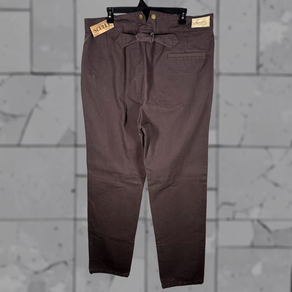 Scully VINTAGE NWT Scully Rangewear Cinch Buckle Back Rancher Pants Canvas Western Mens 40x38 Size US 40 / EU 56 - 1 Thumbnail