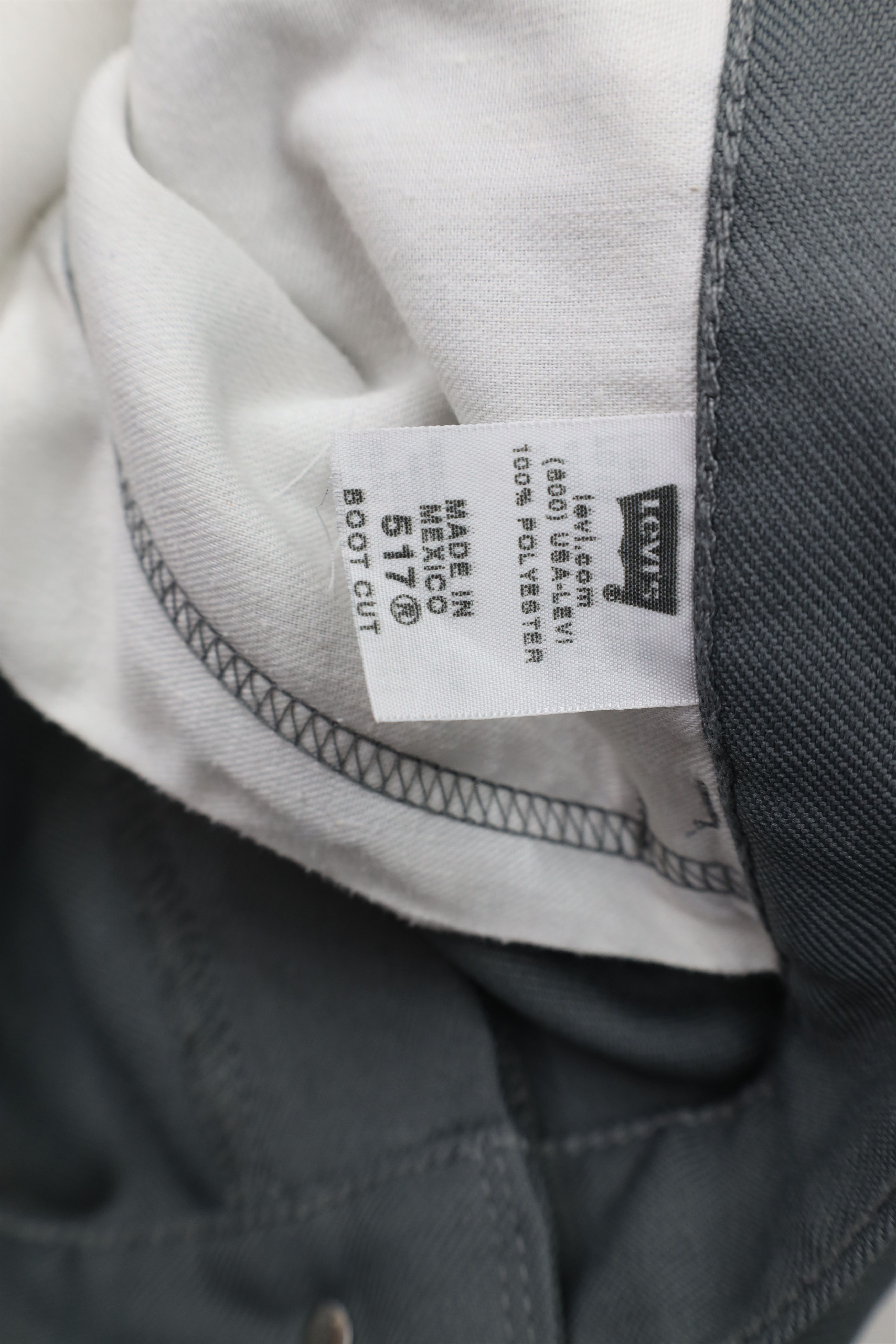 Levi's Vintage Y2K 2002 Levis 517 Wide Leg Bootcut Chino Pants Gray Size US 42 / EU 58 - 7 Thumbnail