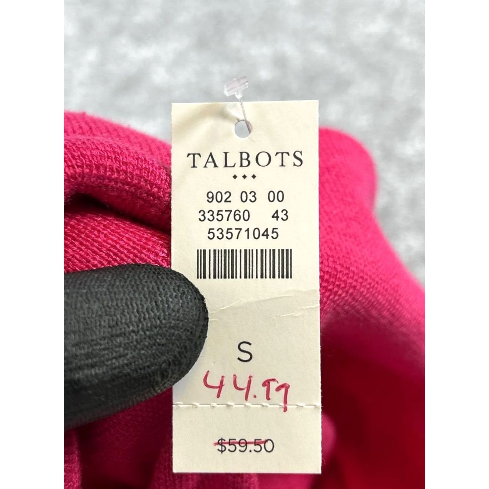 Talbots Talbots Sweater Womens S Pink Cotton Blend Knit Size S / US 4 / IT 40 - 4 Thumbnail