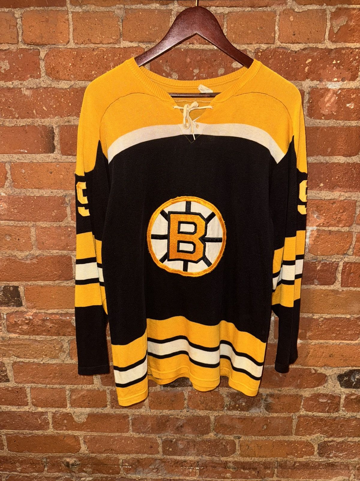 Vintage Vintage 60s Boston Bruins NHL Jersey Size US L / EU 52-54 / 3 - 1 Thumbnail