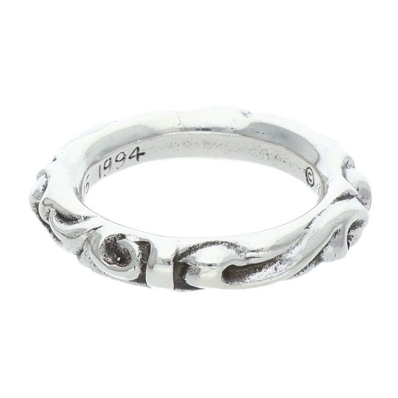 Chrome Hearts Chrome Hearts Scroll Band Silver Ring Size ONE SIZE - 2 Thumbnail