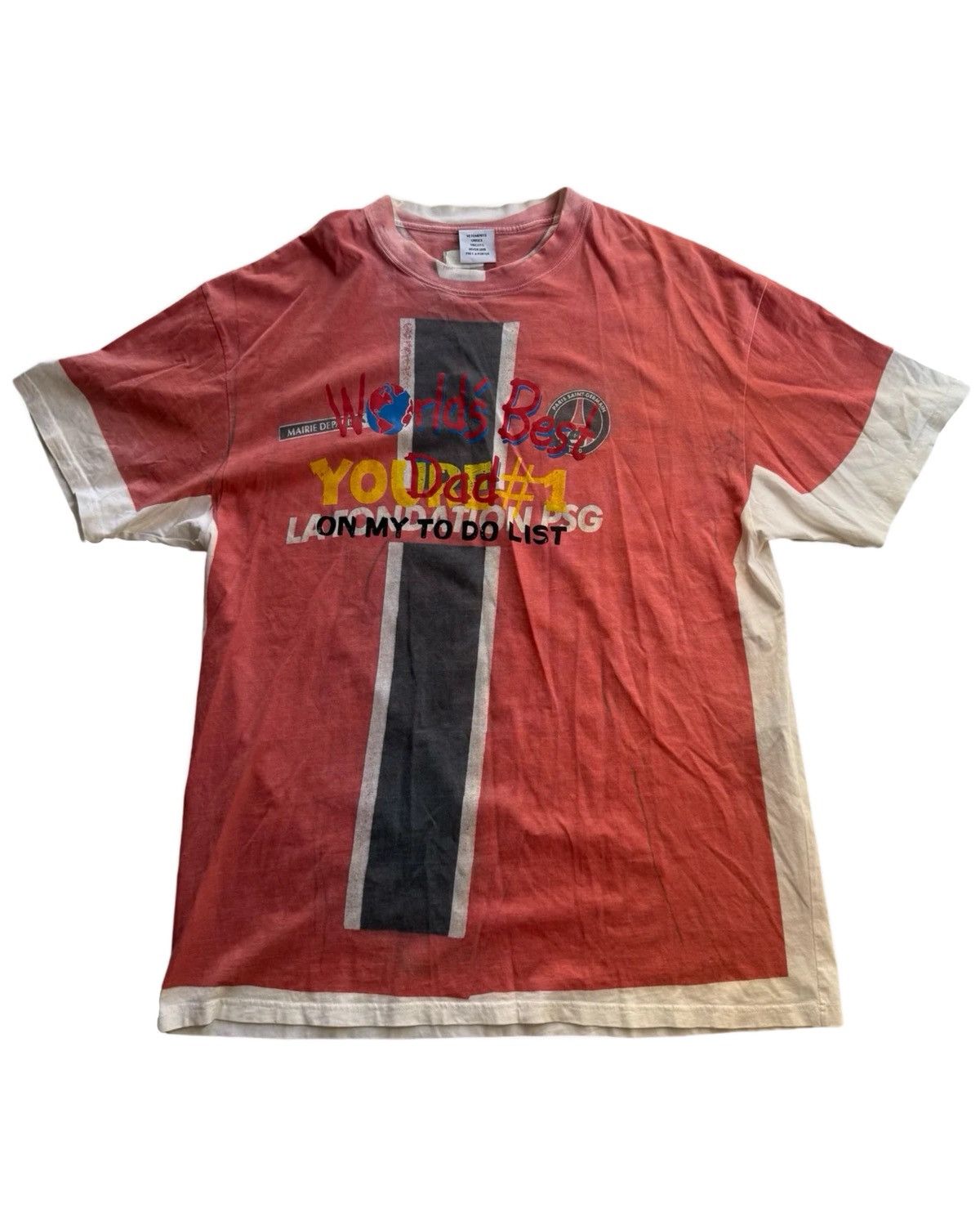 Vetements PSG Worlds Best Dad Trompe L’oeil T-Shirt
