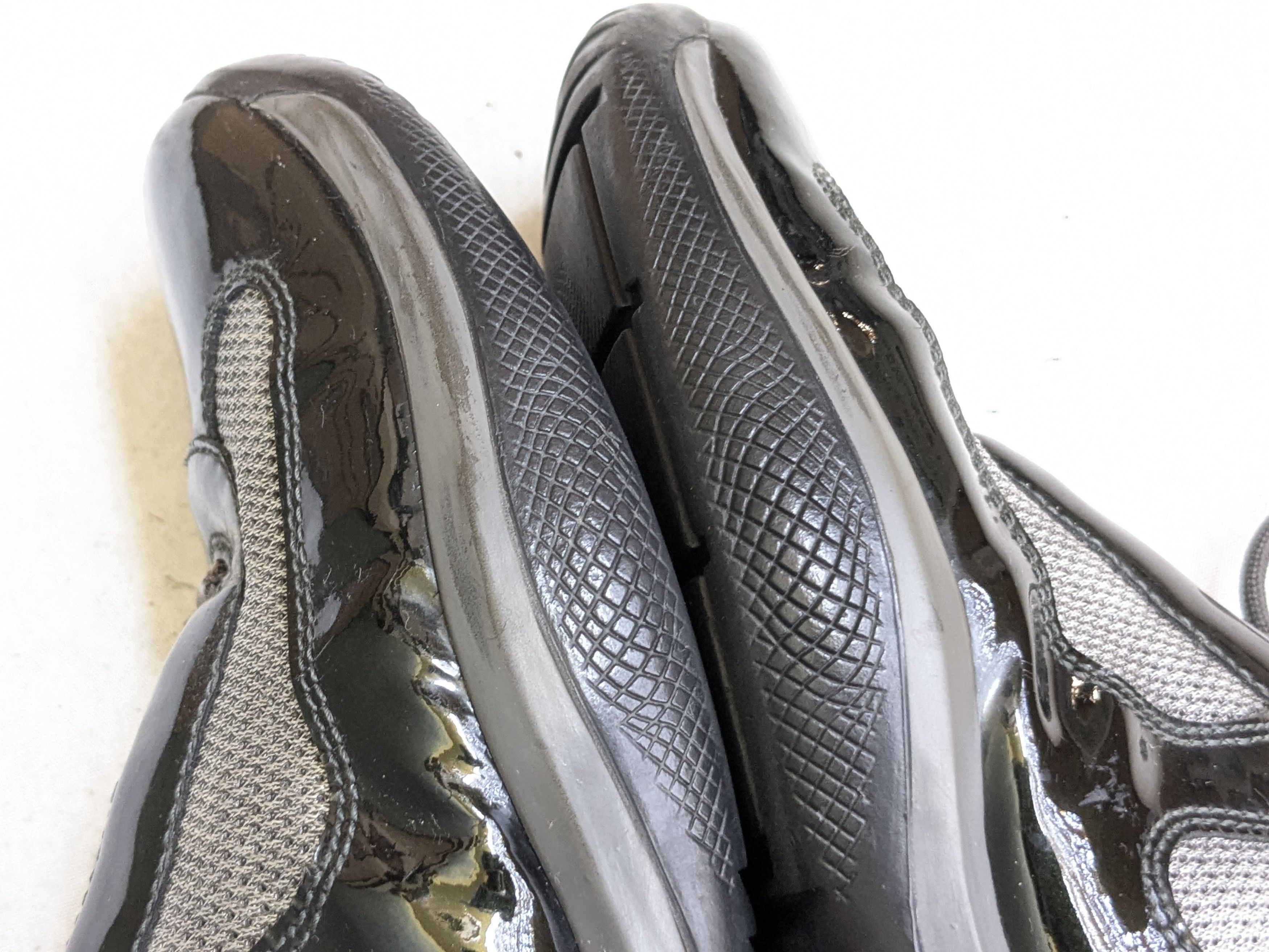 Prada Prada America's Cup Sneakers Gray Patent Leather 9 Low Top Size US 9 / EU 42 - 8 Thumbnail