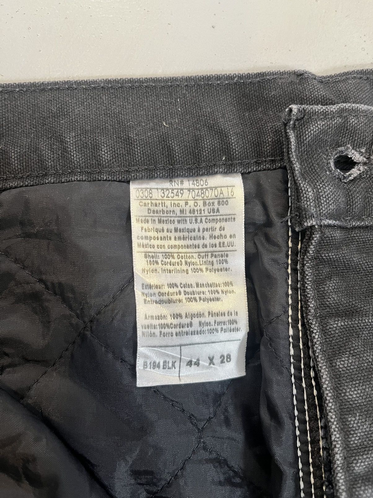 Carhartt Vintage carhartt quilted double knee denim Size US 42 / EU 58 - 5 Thumbnail