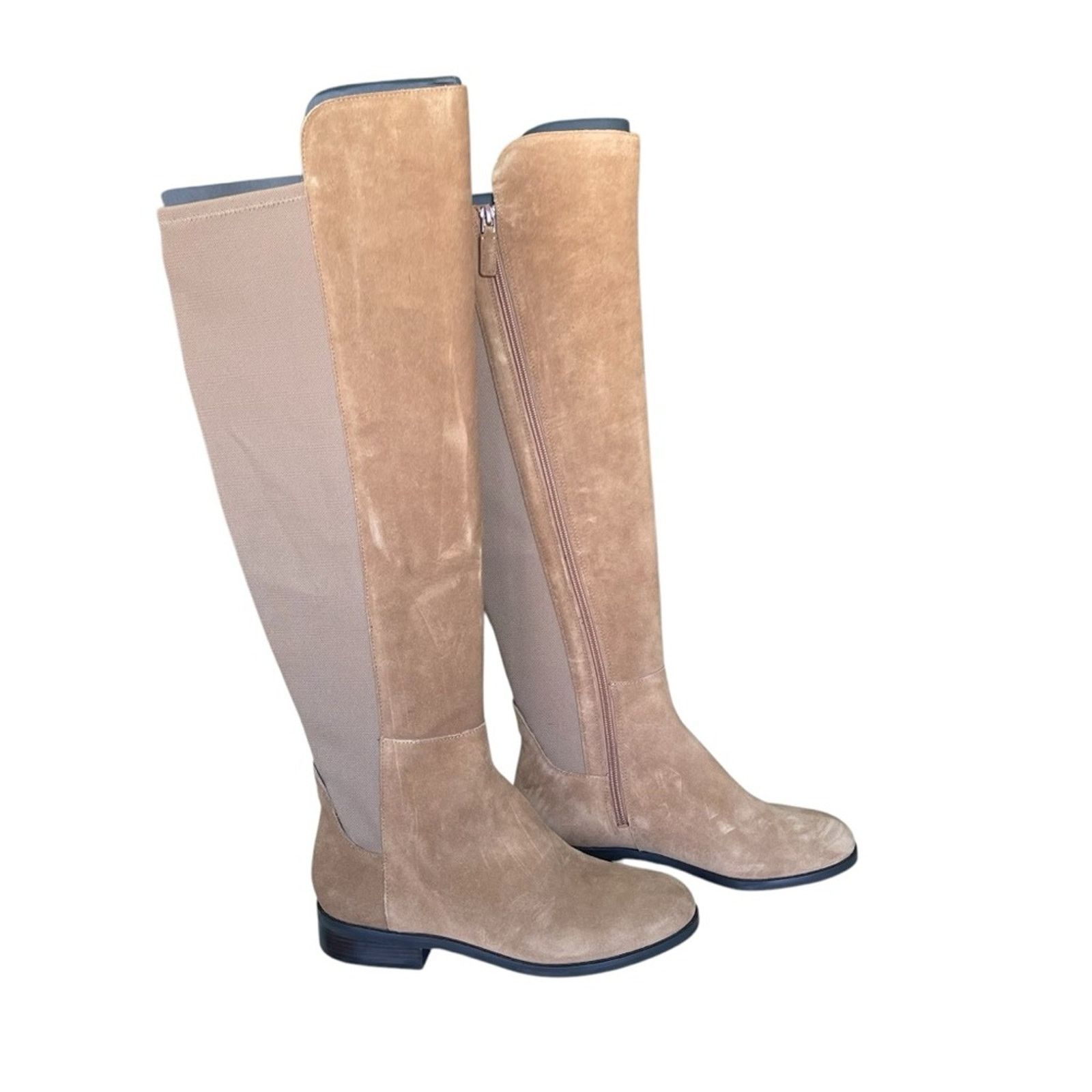 Cole Haan Cole Haan Isabelle Suede and Elastic Over The Knee Boots 7.5 Size US 7.5 / IT 37.5 - 2 Thumbnail