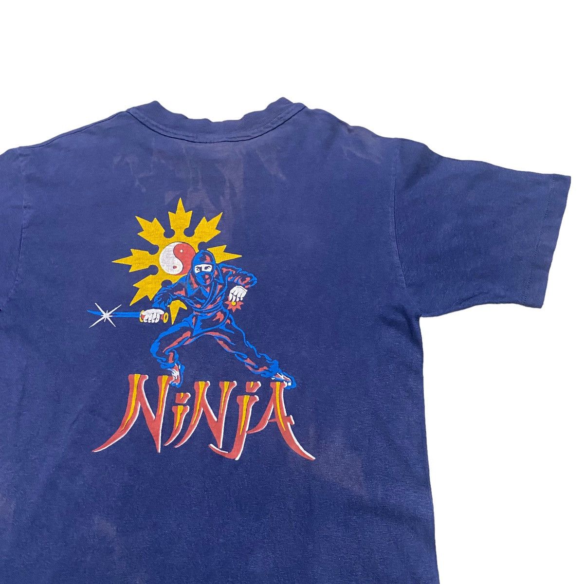 Vintage Vintage Ninja Shirt Sunfaded Size US M / EU 48-50 / 2 - 3 Thumbnail