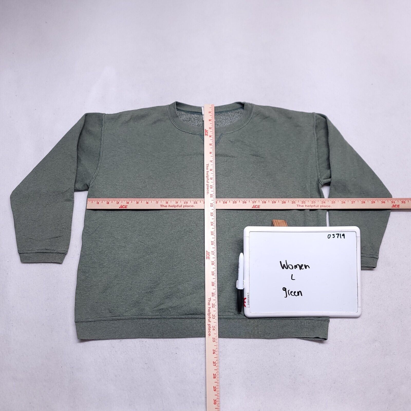 Hanes Hanes Casual Cotton Pullover Sweatshirt Womens Size L Green Size L / US 10 / IT 46 - 6 Thumbnail