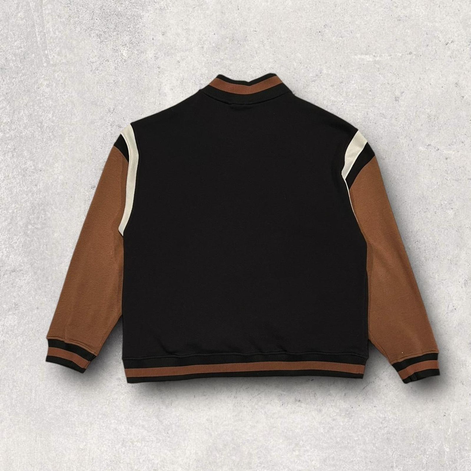 Crooks & Castles Crooks and Castles Brown & Black Varsity Jacket Size US XL / EU 56 / 4 - 3 Thumbnail