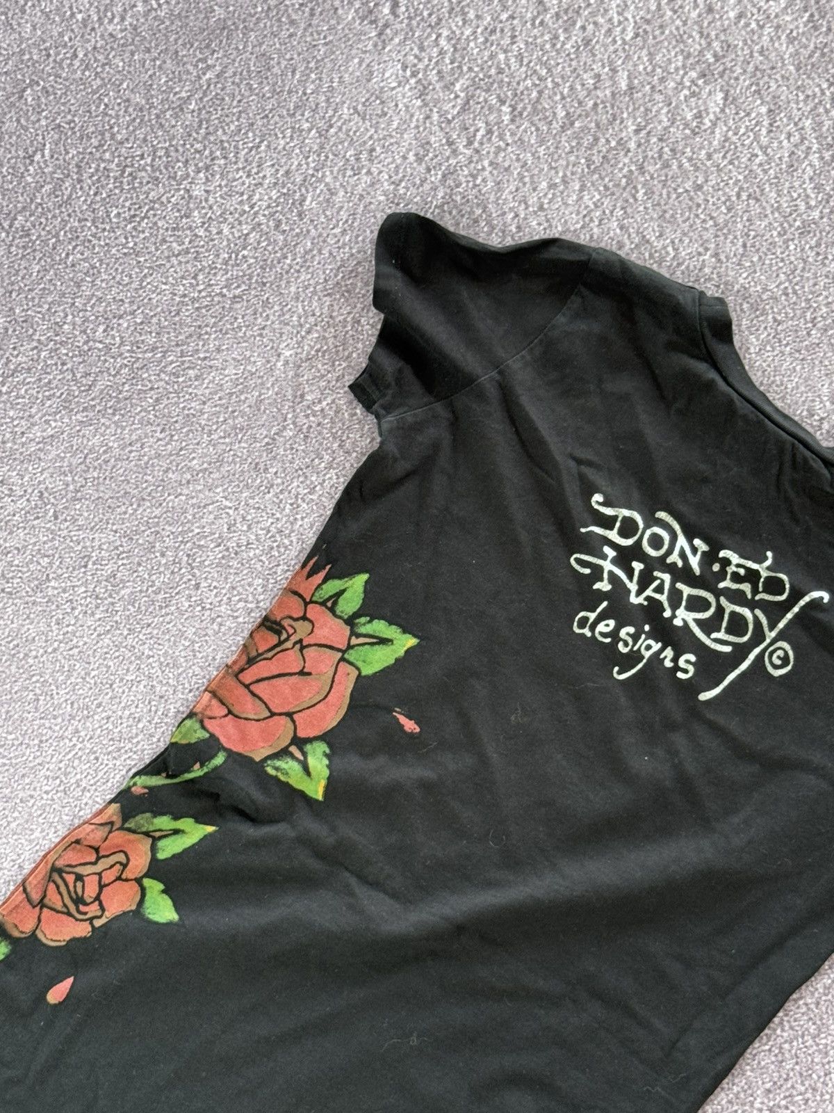 Ed Hardy Ed Hardy Y2K Vintage Tattoo Print Glamour T-Shirt Size M / US 6-8 / IT 42-44 - 7 Thumbnail