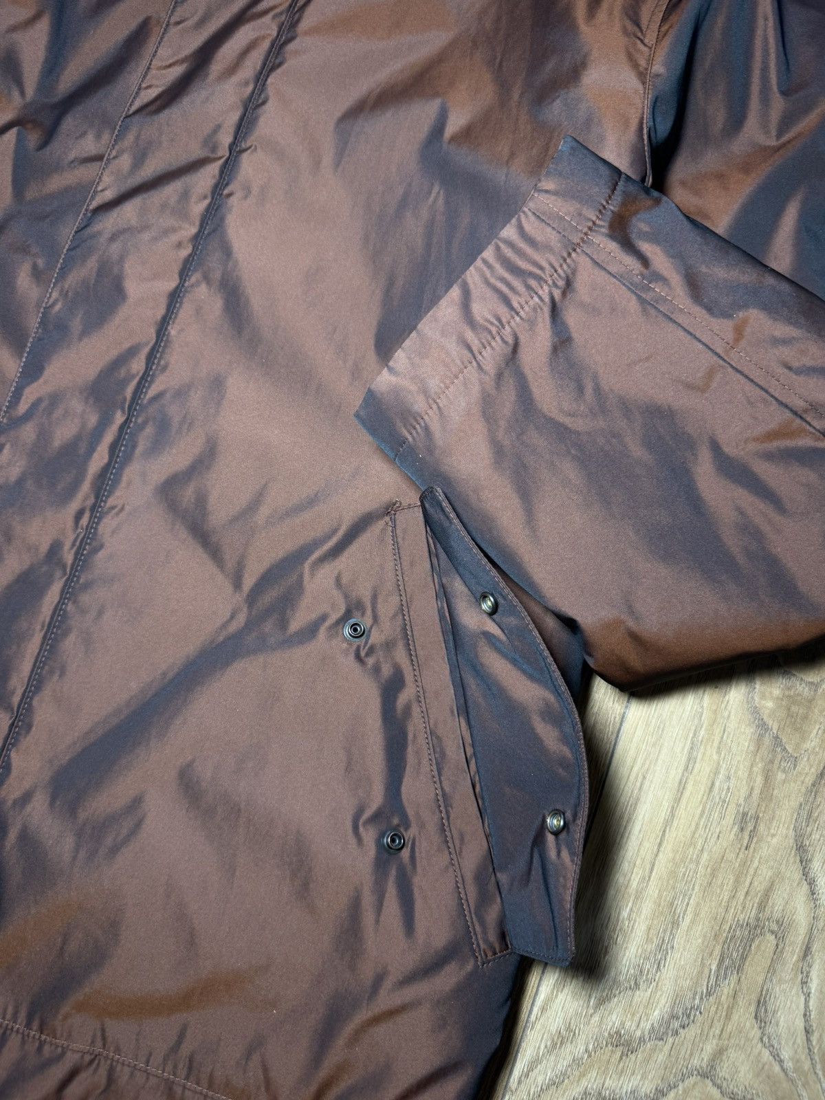 Hugo Boss Hugo Boss OBalt Brown Hooded Nylon Parka Coat Rare Luxury Size US XL / EU 56 / 4 - 9 Thumbnail