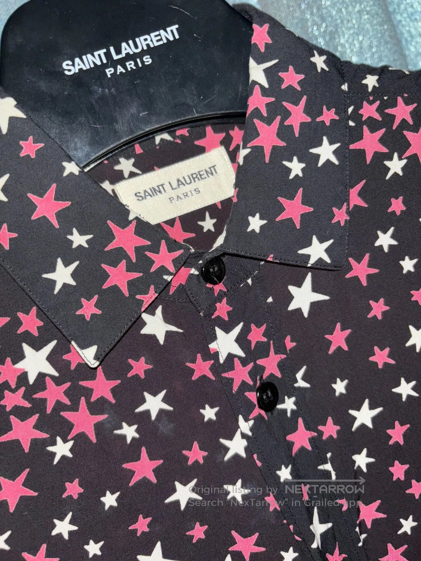 Saint Laurent Paris Saint Laurent SLP 2016 FW Star Shirt. Size US M / EU 48-50 / 2 - 3 Thumbnail