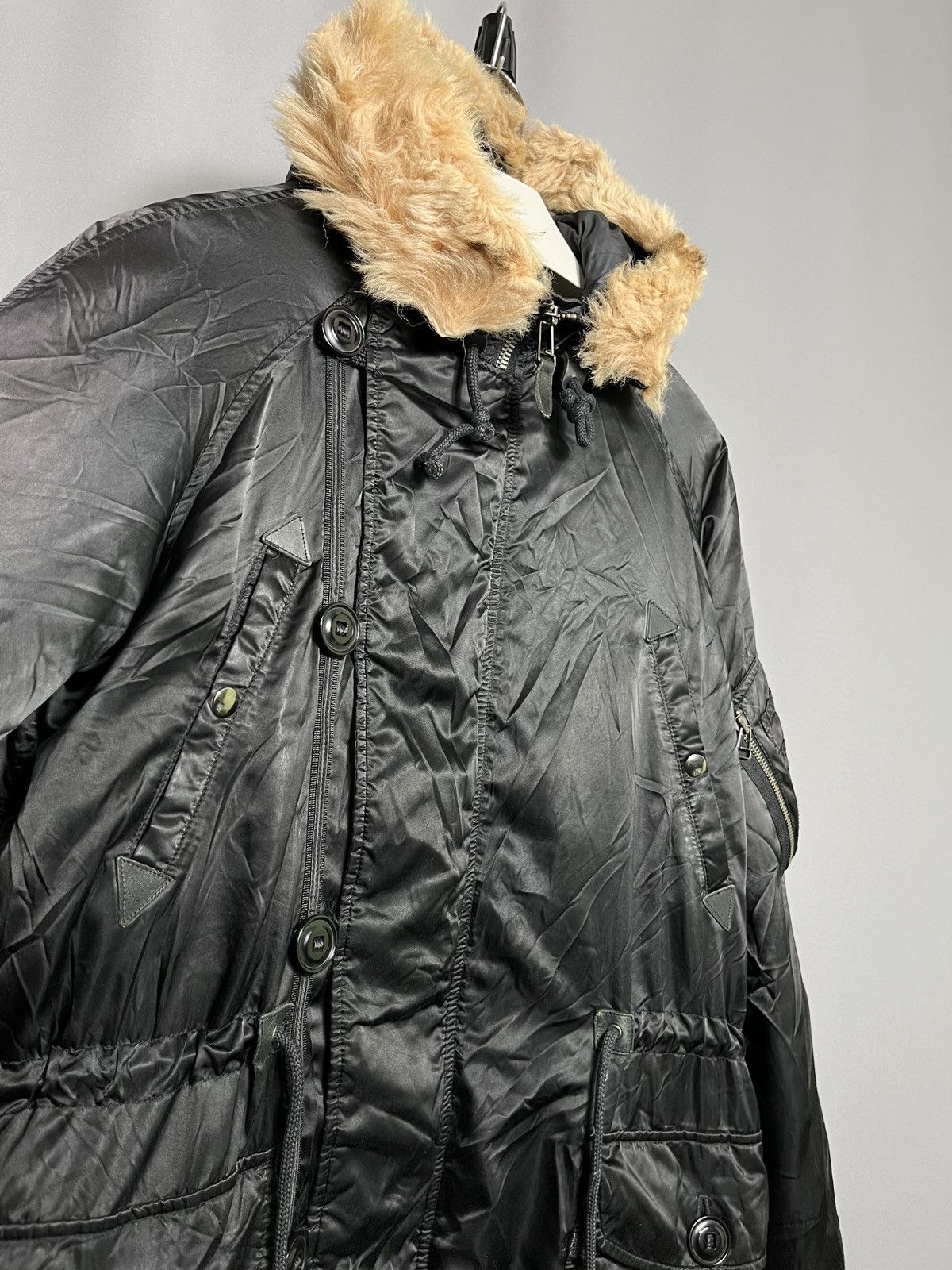 Ralph Lauren vintage ralph lauren parka down jacket mens black fur Size US S / EU 44-46 / 1 - 4 Thumbnail