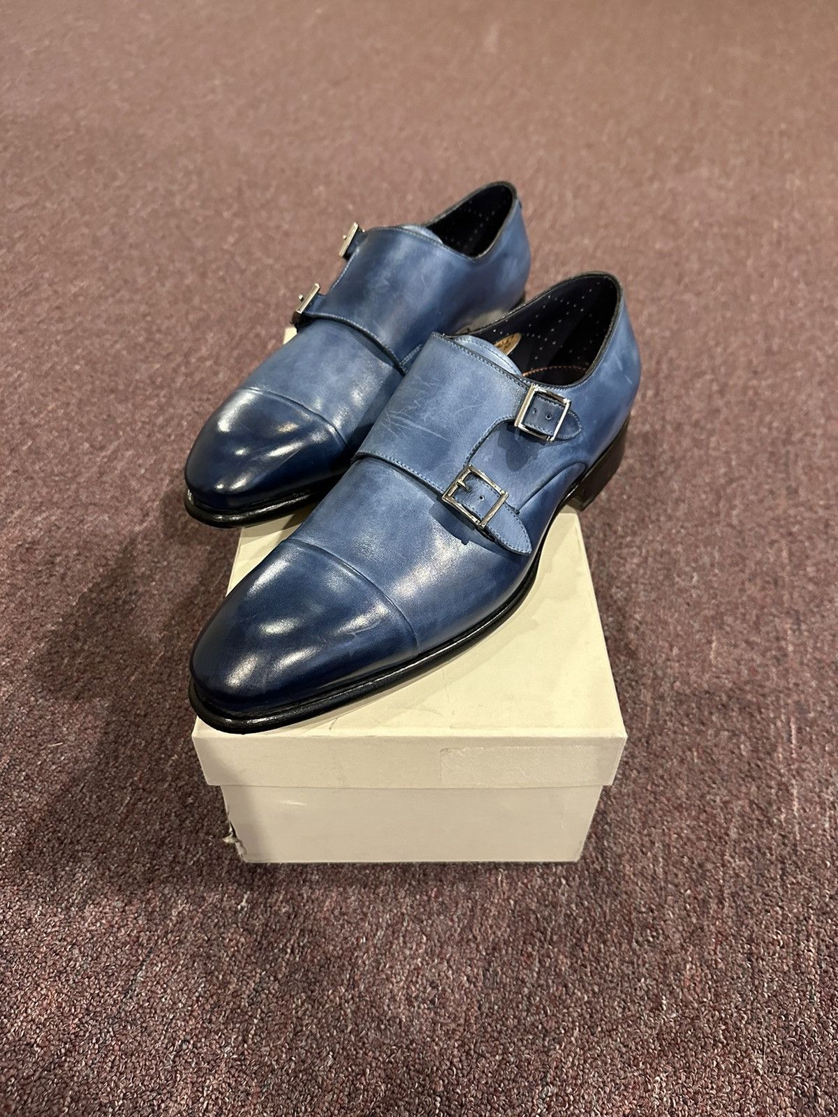 Santoni Santoni monk straps | Grailed