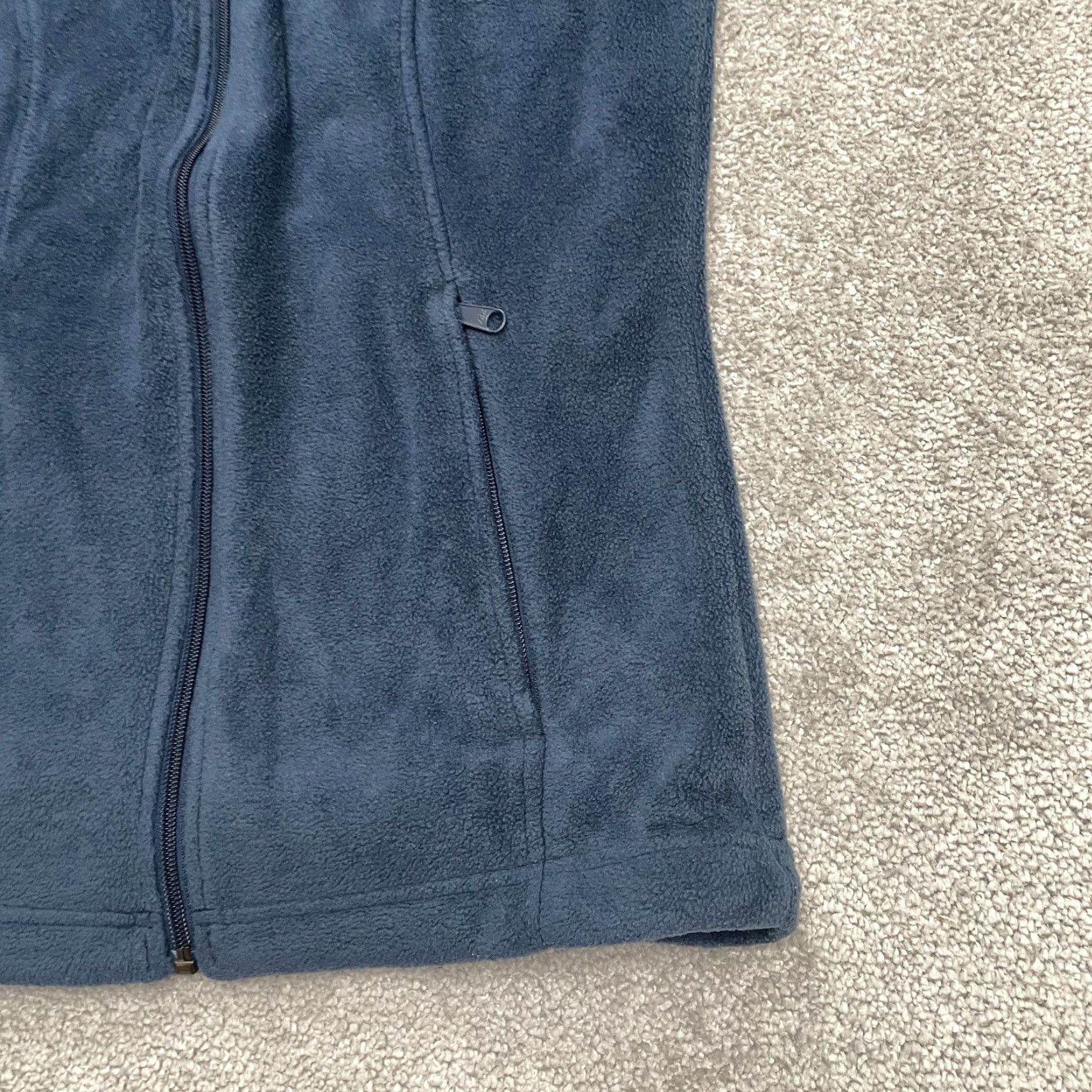Vintage Columbia Jacket Womens Small Blue Benton Springs Full Zip Pockets Fleece Outdoor Casual Spring Fall Winter Outdoors Size S / US 4 / IT 40 - 3 Thumbnail