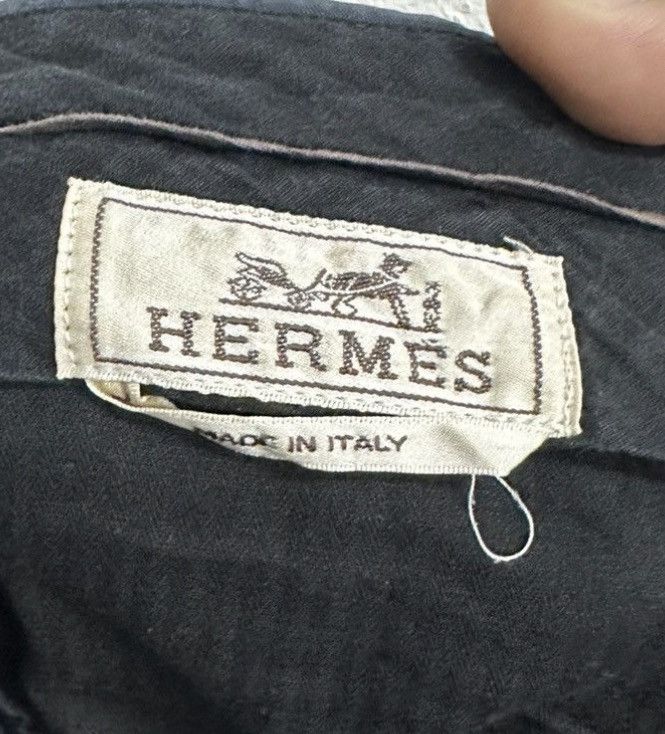 Hermes × Vintage VTG HERMES Stretch Cotton Pants Size ONE SIZE - 18 Thumbnail