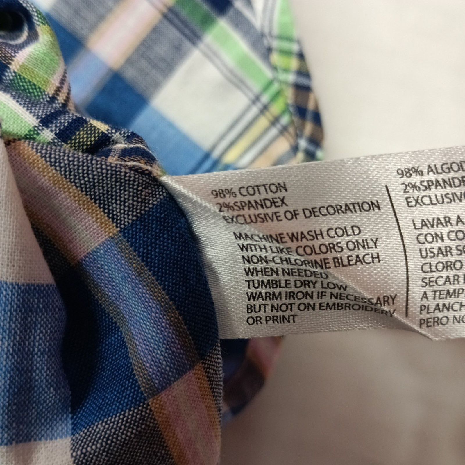 U.S. Polo Assn. U.S. Polo Assn. Button Woven Shirt Men's L Multicolor Plaid Size US L / EU 52-54 / 3 - 7 Thumbnail