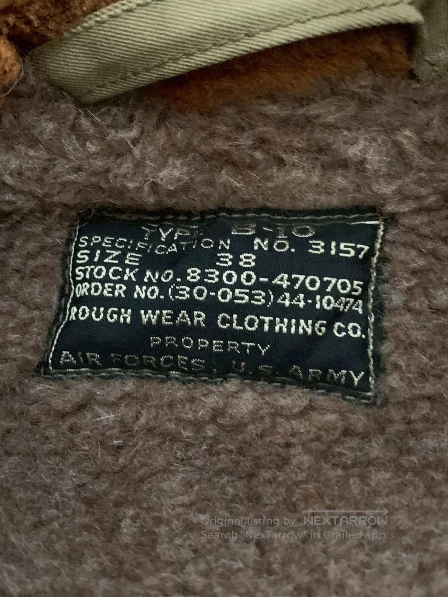 The Real McCoy's THE REAL McCOY'S B10 Jacket with Patch. Size US M / EU 48-50 / 2 - 6 Thumbnail
