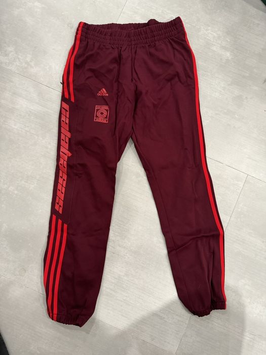 Adidas Adidas Yeezy Calabasas Track Pants Maroon Medium | Grailed