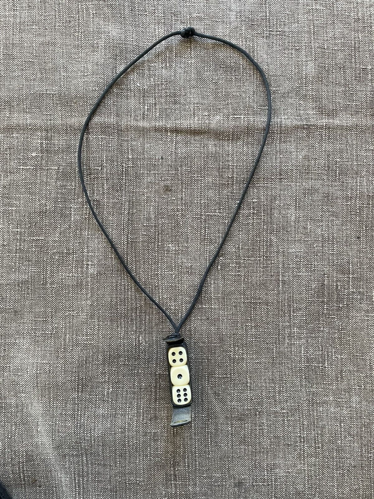 FW07 dice holder necklace
