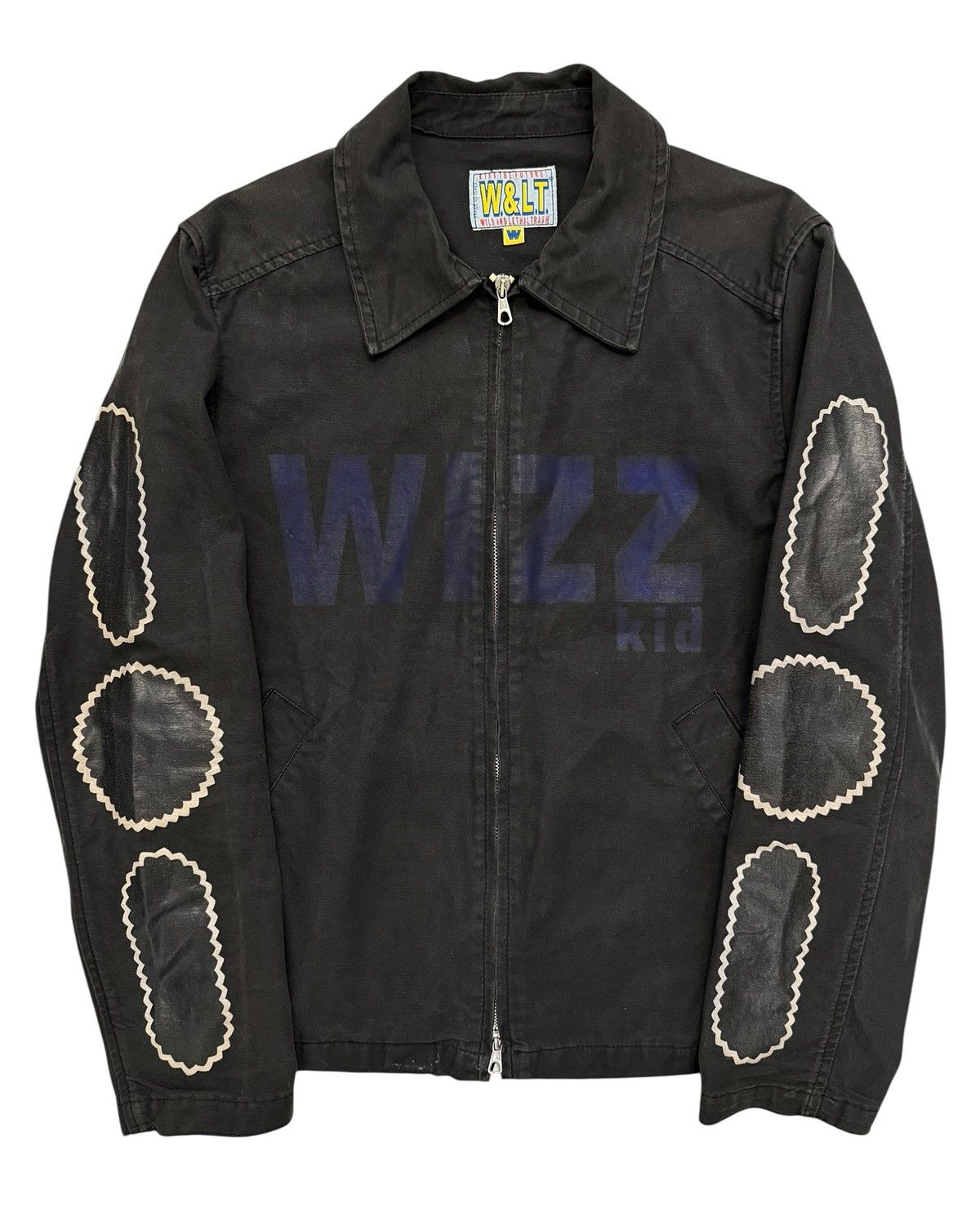 W&LT 1998 Walter Wizz Kid Zip Up Work Jacket Size US M / EU 48-50 / 2 - 1 Thumbnail