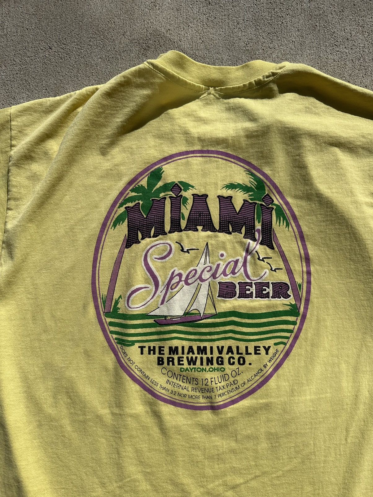 Vintage Vintage Single Stitch Miami T-Shirt Size US XXL / EU 58 / 5 - 3 Thumbnail