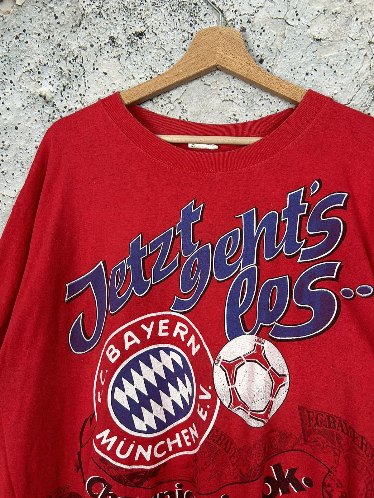 Vintage Vintage Bayern Munchen Graphic Tee Football Soccer 90s Size US XXL / EU 58 / 5 - 4 Thumbnail