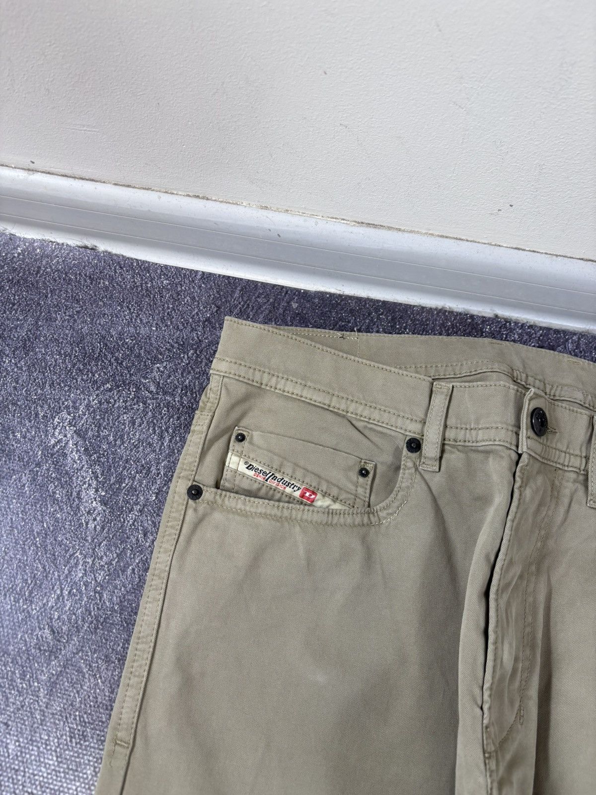 Diesel Diesel Tepphar NWT Men’s Beige Slim Fit Stretch Chino Pants Size US 30 / EU 46 - 6 Thumbnail