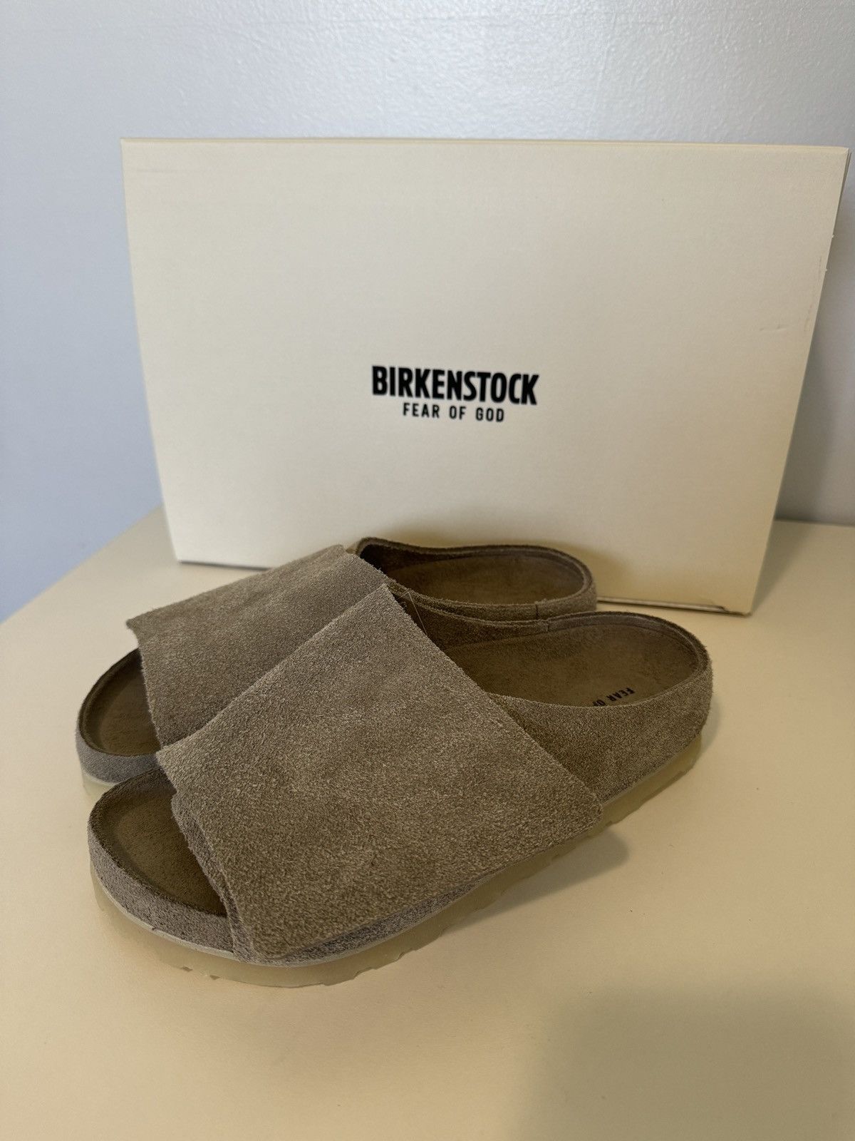 image of Birkenstock Fear Of God Los Feliz Taupe New 35 $445 Shoes, Women's