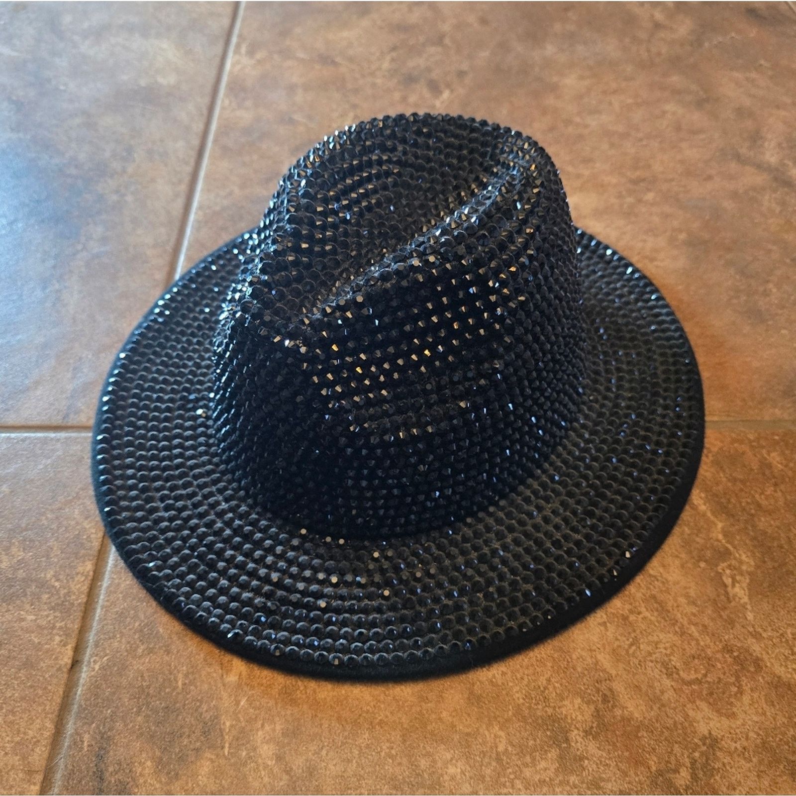 Other Black Diamond Detailed Bold Fedora Size ONE SIZE - 2 Thumbnail